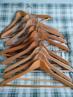 10 grote stevige kledinghangers van massief hout, Ophalen of Verzenden, Zo goed als nieuw, Hout, Kinderen en Volwassenen