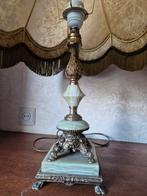 Marmer/messing lamp met varkensblaas, Ophalen
