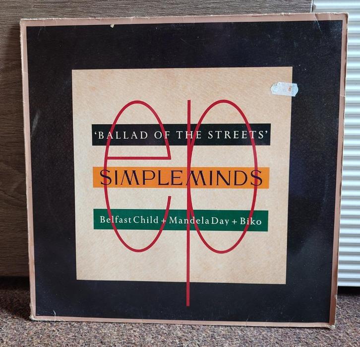 Simple Minds – Ballad Of The Streets (12'' Vinyl, Cd's en Dvd's, Vinyl | Pop, 1980 tot 2000, 12 inch, Verzenden