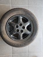Zwarte toyota alu velgen 14 inch met winterbanden, Auto-onderdelen, Banden en Velgen, Ophalen, 14 inch, Winterbanden, Band(en)