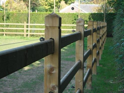 Paardenomheining met 2 of 3 liggers Model Yvegem, Dieren en Toebehoren, Stalling en Weidegang, Stalling, Weidegang, 2 of 3 paarden of pony's