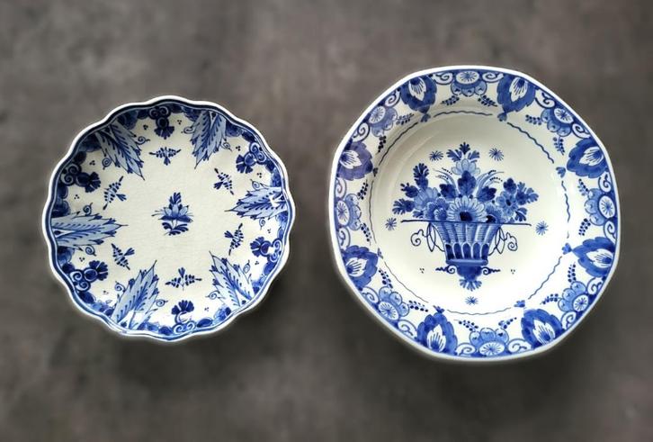 2 borden in Royal Delft, Antiek en Kunst, Antiek | Wandborden en Tegels, Ophalen of Verzenden