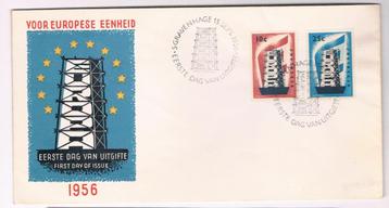 FDC Europazegels 1956  beschikbaar voor biedingen