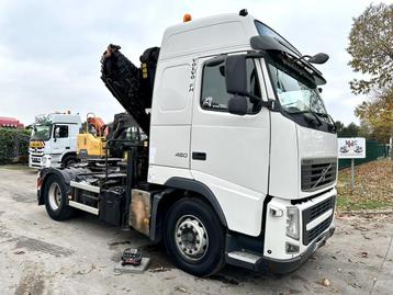 Volvo FH 460 4x2 TRACTOR + CRANE PK 33002 EH G (8x) - Radio  disponible aux enchères