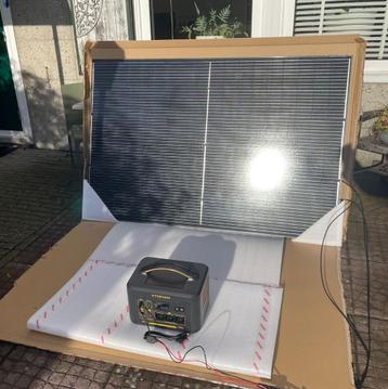 Draagbare 2200W Powerstation 1548Wh + 400W Zonnepaneel beschikbaar voor biedingen