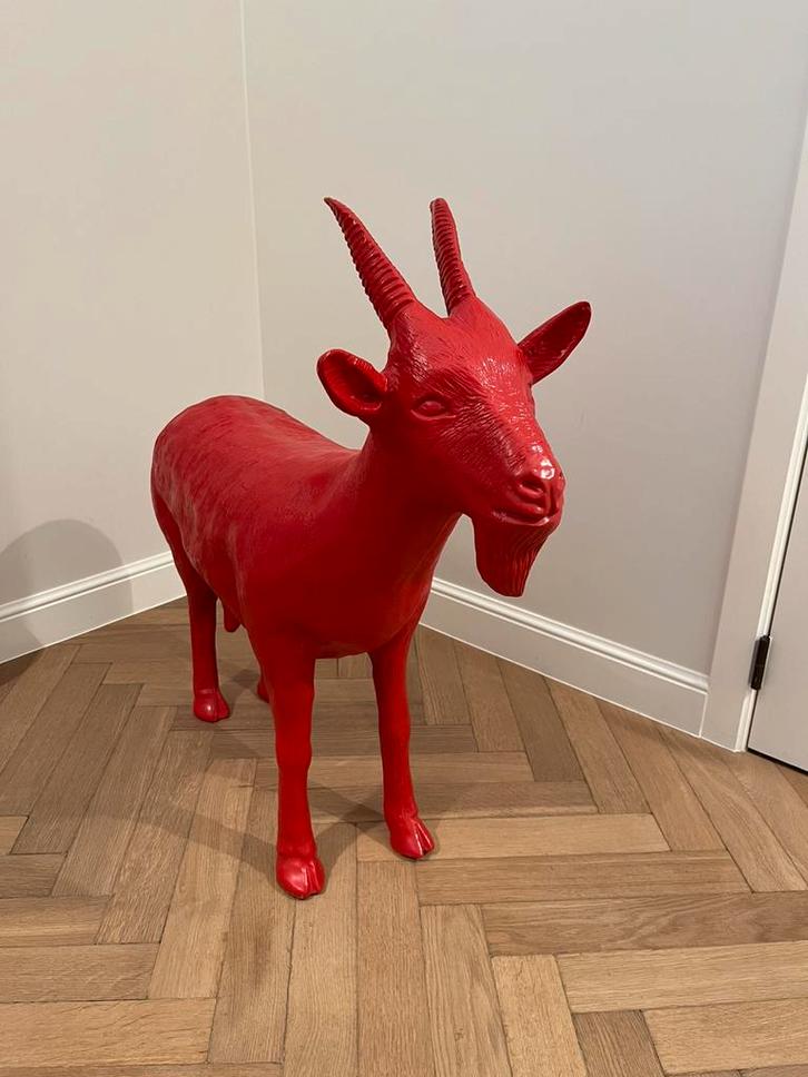 Rode geit - William Sweetlove, Antiek en Kunst, Kunst | Designobjecten, Ophalen