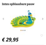 Luchtbed groot pauw Intex, Kinderen en Baby's, Ophalen of Verzenden, Zo goed als nieuw