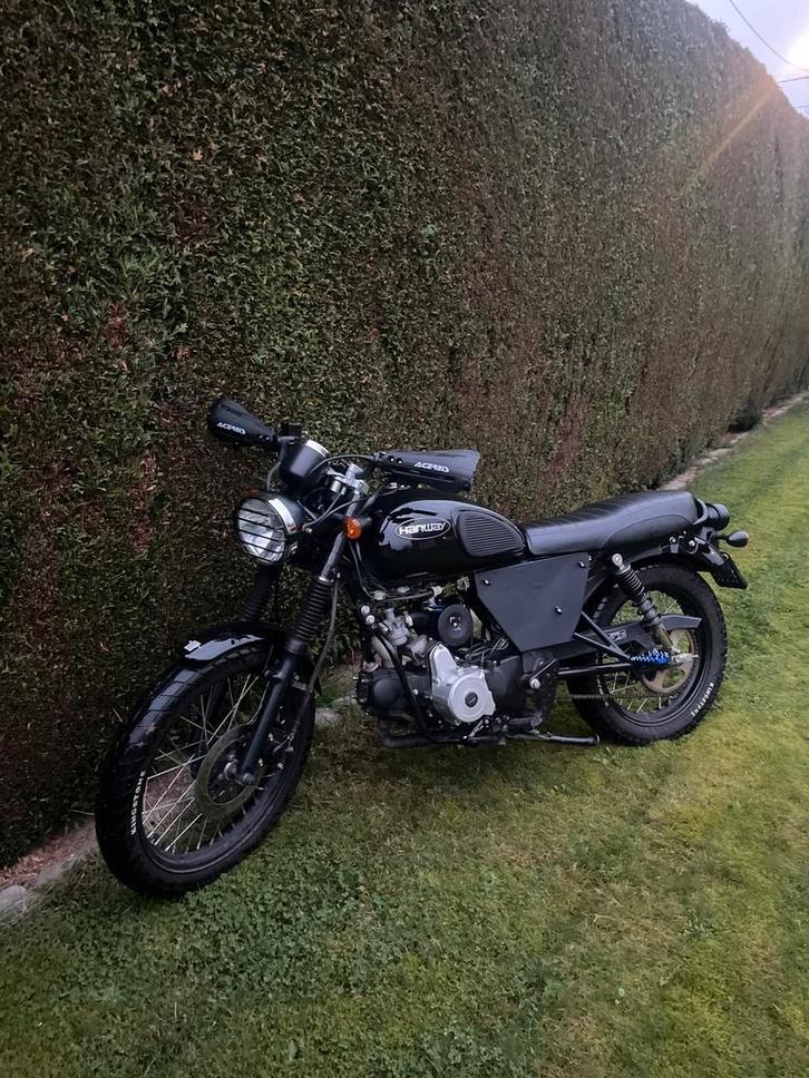 Hanway Raw 50 schakkelbrommer (rijd niet), Fietsen en Brommers, Brommers | Crossbrommers, Zo goed als nieuw, Ophalen