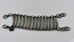 Bamboleo zilverkleurige armband met staafjes, Ophalen of Verzenden, Zo goed als nieuw, Zilver