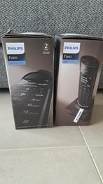 Philips draadloze telefoon, Comme neuf, 2 combinés, Enlèvement