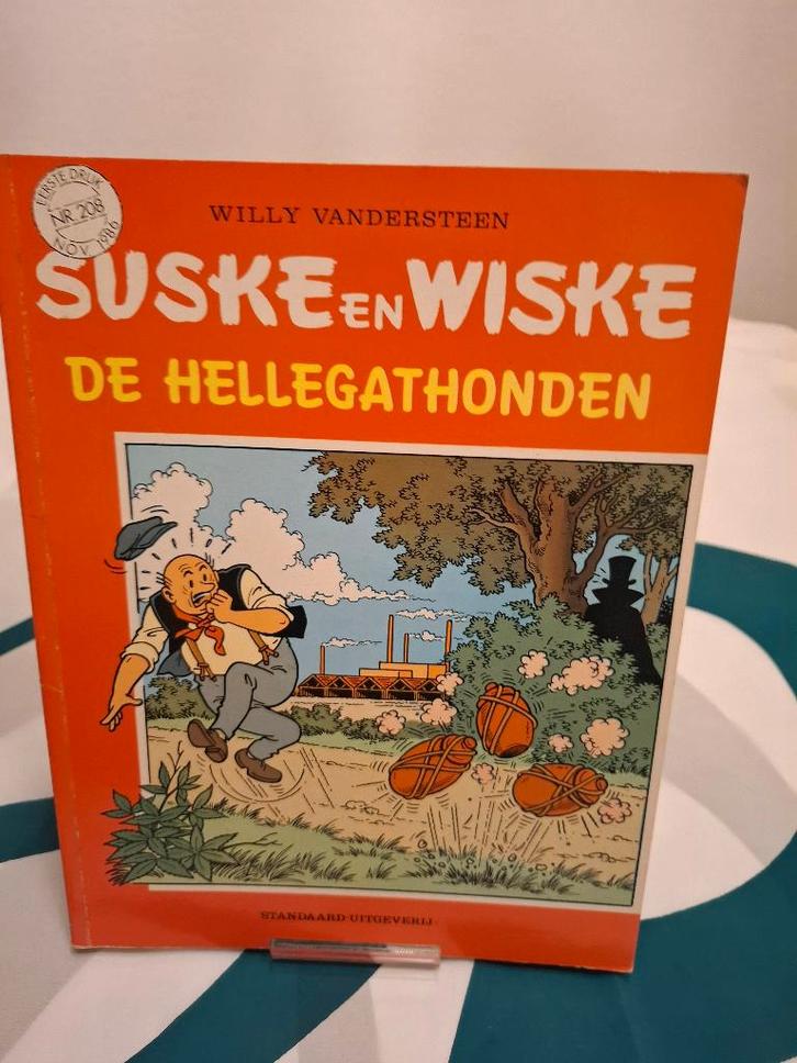 Suske & Wiske - De Hellegathonden - Eerste Druk, Livres, BD, Comme neuf, Une BD, Enlèvement ou Envoi