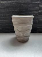 Vase décoratif gris, Enlèvement, Comme neuf, Poterie ou Porcelaine, Moins de 50 cm