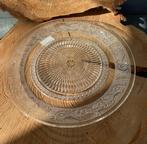 GLAZEN GEBAKSCHAAL 25 CM NIEUW, Schaal, Verzenden, Rond, Nieuw
