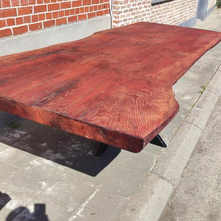 Table en tronc d'arbre Sequoia (NOUVEAUTÉ), Jardin & Terrasse, Tables de jardin, Neuf, Bois, Enlèvement ou Envoi