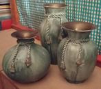 Vases en plomb rétro durables. 25€ ensemble. Sinon 10€ /pc, Enlèvement