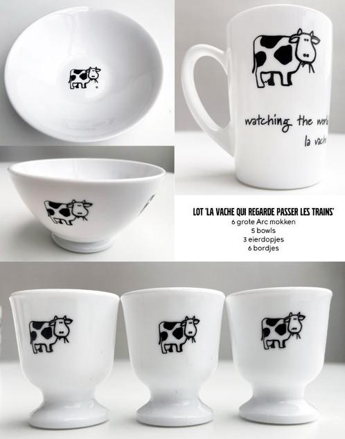 Lot 'La vache qui regarde passer les trains', Huis en Inrichting, Keuken | Servies, Ophalen of Verzenden