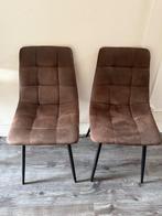 Eetkamerstoelen, Huis en Inrichting, Ophalen, Bruin, Zo goed als nieuw, Vier