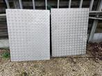 Aluminium traanplaten, Bricolage & Construction, Métaux, Enlèvement, Comme neuf, Aluminium