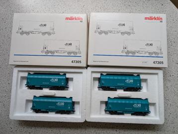 NMBS SNCB Märklin 47205 | 2x Marklin 47205 | Shimmns Bcargo beschikbaar voor biedingen