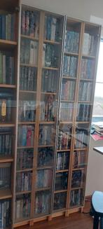 CD/DVD kasten met glazen deur, Huis en Inrichting, Ophalen, Minder dan 50 cm, Gebruikt, 200 cm of meer