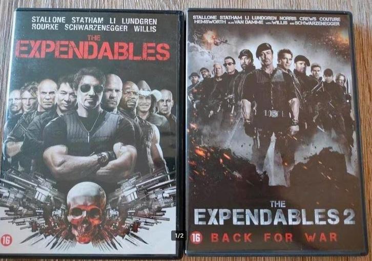 2 x Expendables DVD, CD & DVD, DVD | Action, Comme neuf, Comédie d'action, À partir de 16 ans, Enlèvement ou Envoi