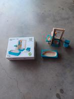Houten badkamertje voor eventueel poppenhuis, Kinderen en Baby's, Ophalen, Zo goed als nieuw