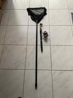 telescopische vishengel En schepnet, Watersport en Boten, Hengelsport | Algemeen, Ophalen, Vislijn