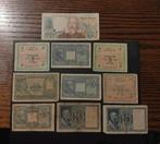 Italië - Lot van 10 Gebruikte oudere biljetten., Ophalen of Verzenden, Italië, Setje