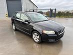 Volvo V50 1.6D – 158.000 km – Leder – Trekhaak, Auto's, Volvo, Zwart, Zwart, Leder, Bedrijf