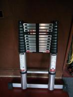 Telescopische ladder 11 sporten - 3.2 m hoogte, Doe-het-zelf en Bouw, Ophalen, Nieuw, Ladder, Opvouwbaar of Inschuifbaar