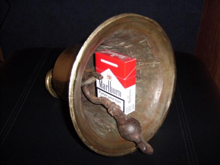 Grote scheepsklok, beiaardbel, ideale deurbel, Antiek en Kunst, Antiek | Brons en Koper, Brons, Ophalen