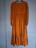 Robe longue orange à imprimé léopard XL - Comme neuve, Taille 46/48 (XL) ou plus grande, Enlèvement ou Envoi, Comme neuf, Orange