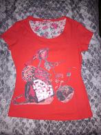 Speciale rode T-shirt Adelina S/M, Ophalen, Zo goed als nieuw, Rood, Adelina
