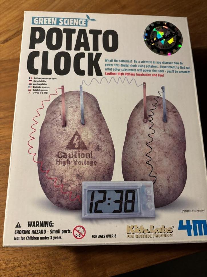 Potato clock, Hobby en Vrije tijd, Gezelschapsspellen | Bordspellen, Zo goed als nieuw, Ophalen