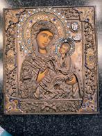 Handgeschilderde icoon, Maria, moeder gods, Ophalen of Verzenden