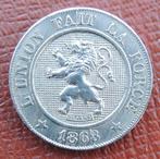 1863 10 centimes Léopold 1er, Verzenden, Metaal, Losse munt