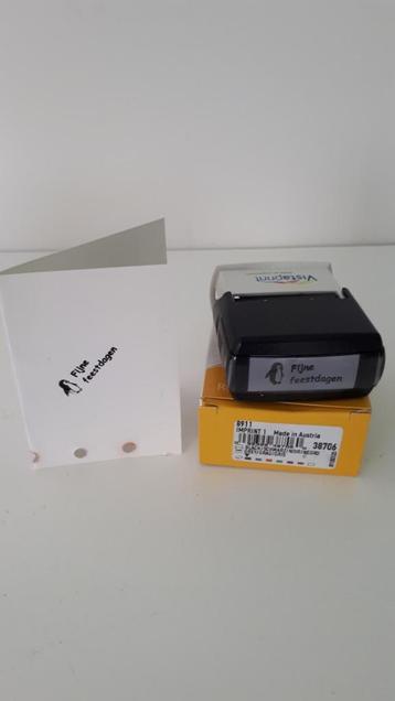 Kerst / stempel Fijne Feestdagen beschikbaar voor biedingen