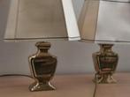 Lampes d'époque en laiton de chez Rigaux (Visé)., Maison & Meubles, Lampes | Lampes de table, Époque, Enlèvement, Utilisé