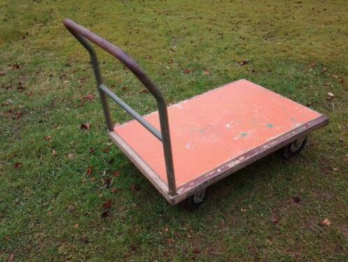 Karren en ladders perfect vervoeren, Doe-het-zelf en Bouw, Transportwagens, Gebruikt, Transportkar, Ophalen