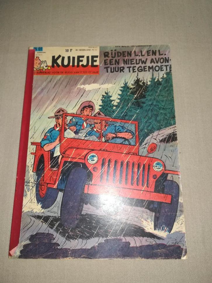 KUIFJE TWEE BUNDELS 1962., Verzamelen, Stripfiguren, Gebruikt, Boek of Spel, Kuifje, Ophalen of Verzenden