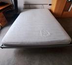 Tweepersoonsbed + matras + beschermer (160-200cm) te koop, Ophalen, 200 cm, 160 cm