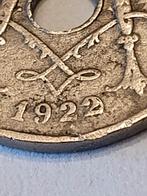 5 centiem 1922/20 FR Albert 1, Enlèvement, Autre, Monnaie en vrac