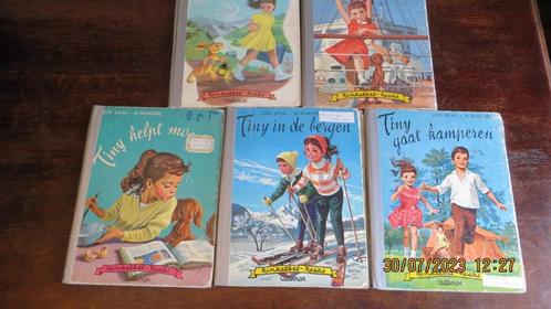 5 oude kleuterboeken uit de  TINY RINKELBEL reeks 1954/1963, Livres, Livres pour enfants | 4 ans et plus, Utilisé, Fiction général