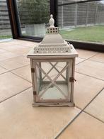 Kaarsenhouder windlicht, Ophalen, Gebruikt, 25 tot 50 cm, Crème