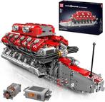 Mould King Werkt V12 motor modelset SNELLE GRATIS LEVERING