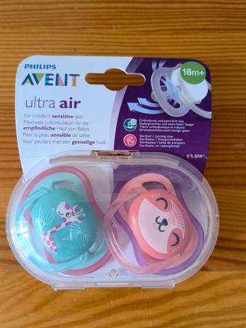 Sucettes tétines Ultra Air 18m+ (2pcs) de Philips Avent