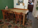 Eettafel vintage, Ophalen, Gebruikt, Overige materialen, 50 tot 100 cm