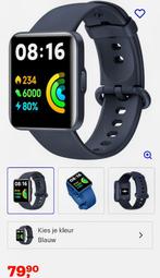 Redmi watch 2 lite, Handtassen en Accessoires, Smartwatches, Ophalen, Xiaomi, Zwart, Zo goed als nieuw
