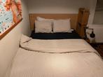 IKEA MALM bed with drawers, matras and bed slate incuded, Ophalen, Beige, 140 cm, Zo goed als nieuw