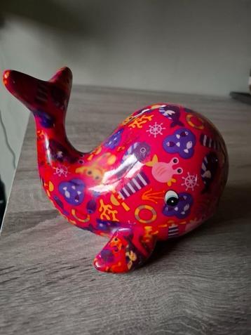 tirelire dauphin, Enlèvement ou Envoi, Utilisé, Pierre, Poterie ou Céramique, Animal